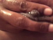 Let your cum run down like this