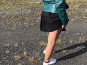 Girl pantyhose and black socks white shoes foot fetish 2/16