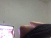 Watching porn while fucking myself with the Womanizer Duo Verbal