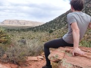 Cute Couple Have Sex on Public Trail - LindseyLove  1/16