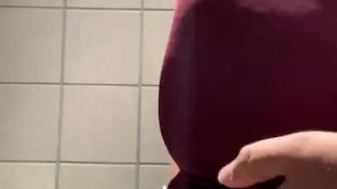Cum Shot In Work Bathroom