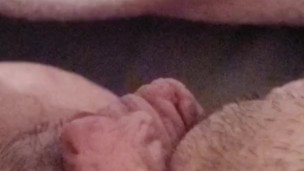 Strong pulsing clit orgasm
