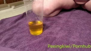 Peeing Into a Cup