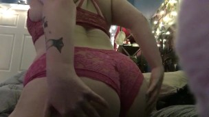 Thick goth girl tease 