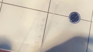Amateur teen pissing off the sink in bathroom 