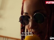 LETSDOEIT - German Teen Wakes Up Her Roommate To Fuck Her With The StrapON 3/16