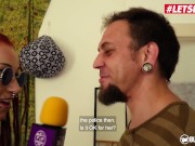 LETSDOEIT - German Teen Wakes Up Her Roommate To Fuck Her With The StrapON 4/16