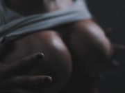 SWEATY SEX BOMB SCARLETT BROOKS TEASE HER WET AND JUICY BODY