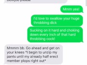 Cheating WIFE SEXTING (Anal, Throat Fuck)