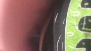BBW girl fucks herself with cucumber pt 2