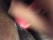 Fucking my tight pussy
