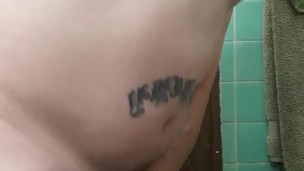 RedSer practices with a dildo in his ass