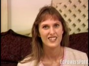 Vintage porn amateur in white heels 3/16