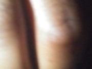 Post orgasm mess with swollen clit 