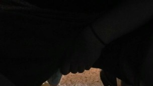 Public piss on the side of the highway