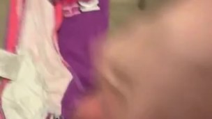 Cumming on my gfs panties. 