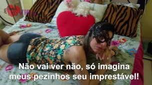 Marido corno ama pezinhos, humilhando, xingando, tratando como lixo