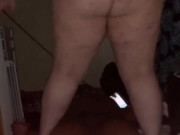 Bbw with wet juicy pussy rides bbc until he’s horny and hard!