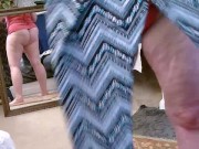 V 318 Tights and a thong on DawnSkyes big phat ass 6/16