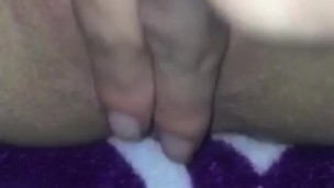 Strip tease and fingering