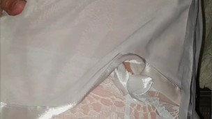 Hotwifes Sissy Faggot Husband Dressed In Lingerie