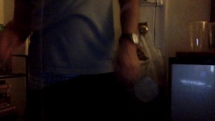 Horny Roommate Sagging - Caught Touching Himself