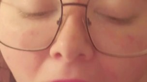 Sloppy blowjob with huge cumshot 