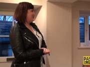 Restrained milf submissive fucked for cum 4/16