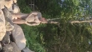 Redneck fun in the mud (Public J/O in woods)