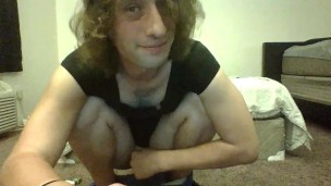 Cum Spraying My Tits & Body and Showing Off My Buttcheeks