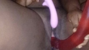Squirting while masturbating