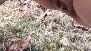 Couldn’t hold her pee any longer