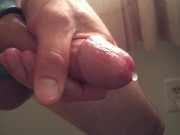 Slow motion big cumshot