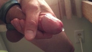 Slow motion big cumshot