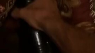 Moaning while fucking a Toy