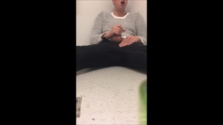 almost caught JERKING in the OFFICE BATHROOM! - RedTube