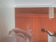 Wet Sloppy Public Camping Shower Standing Doggy Big Tit Bounce Curvy Ginger 3/16