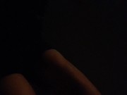 Naughty Public Night Time Piss- I Made A BIG Puddle! 13/16