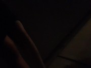 Naughty Public Night Time Piss- I Made A BIG Puddle! 14/16