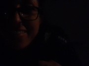 Naughty Public Night Time Piss- I Made A BIG Puddle! 15/16