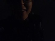 Naughty Public Night Time Piss- I Made A BIG Puddle! 4/16