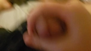 moaning while jerking off after work!