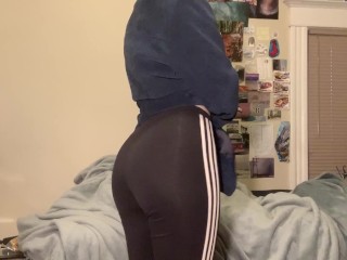 Cute Teen Stripping and Touching Herself