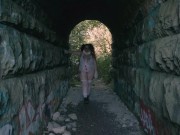 IT Pennywise crazy spitty blowjob mind fuck in public tunnel - Trailer 11/16