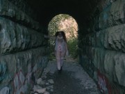 IT Pennywise crazy spitty blowjob mind fuck in public tunnel - Trailer 6/16