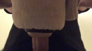 Big cock cums in 90 seconds fucking flesh light 