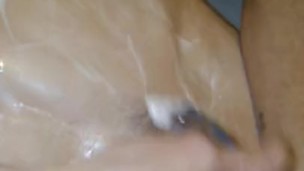 Solo Male Shaving Cock and Balls with Jerkoff in Chair While Being Filmed