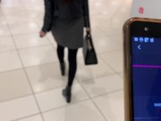 Публичная маструбация с Ловенс Луш в такси и в ресторане 3/16