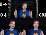 Logitech BRIO 4k vs. C922 vs. C920 1080p Quality Comparison in STUDIO light 10/16