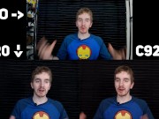 Logitech BRIO 4k vs. C922 vs. C920 1080p Quality Comparison in STUDIO light 5/16